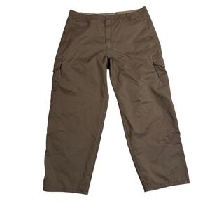 REI Mens Cargo Pants Brown Hiking Outdoor Utility Work Trousers 40x32